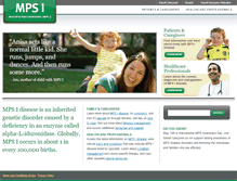 Tablet Screenshot of mps1disease.com